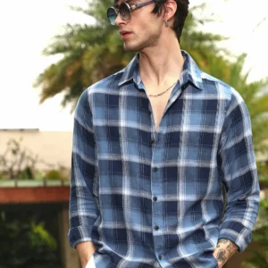 SZN Men's Party Wear Satin Shirt